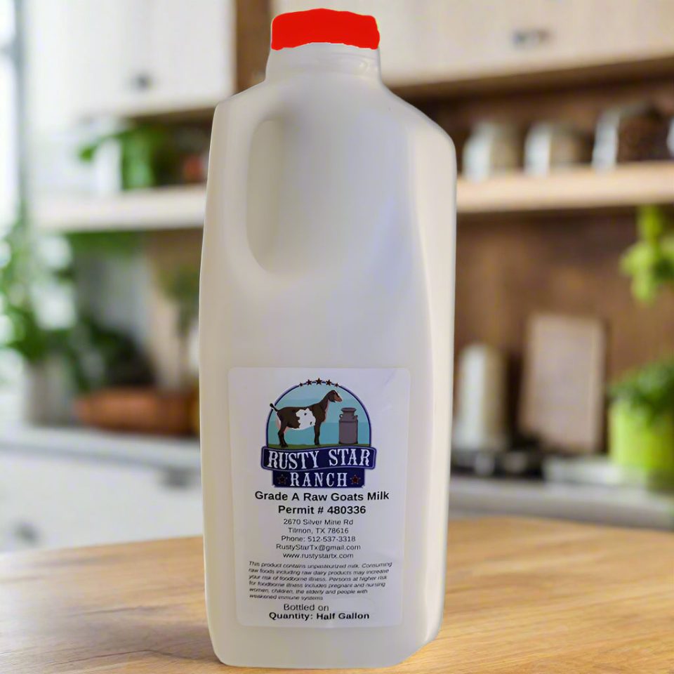 Rusty Star Ranch - Goat Milk - Half Gallon